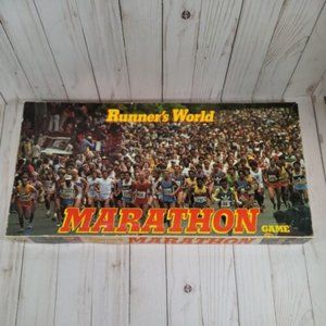 Vintage 1981 "Runner’s World Marathon” Tega Board Game - Complete